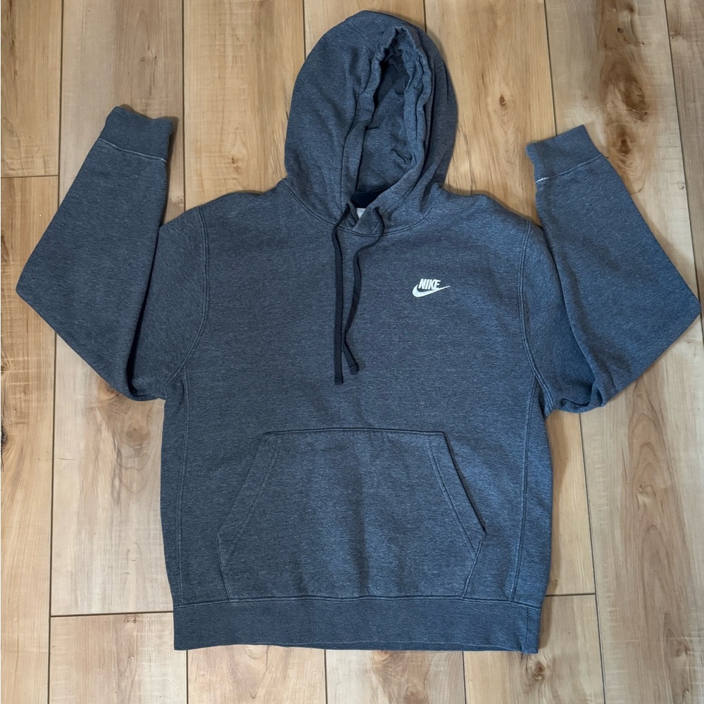 Women’s Small Dark Gray Nike Hooded Sweatshirt.